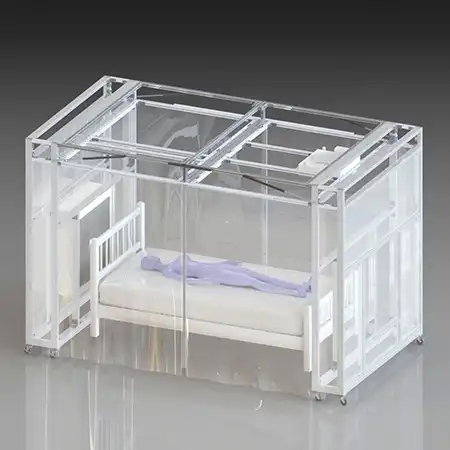 折りたたみ陰圧ブース　病床用　DCT-3/DCT-9
